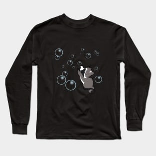 Playing with bubbles Long Sleeve T-Shirt